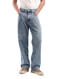 Men's Loose Fit Jeans| Solid | High Rise | Stretchable | Jeans